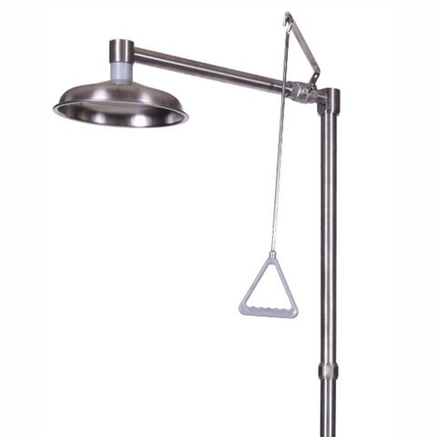 Wall-Mounted Emergency Shower (Hand-Operated)