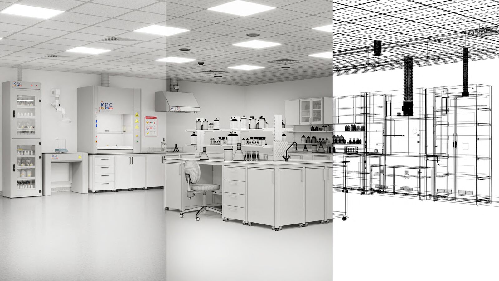 From drawing to finished laboratory