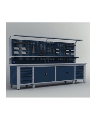 Dolaplı Metal Çalışma Masası