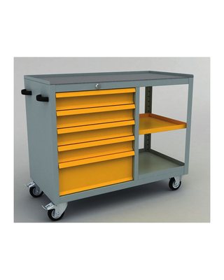 Tool Trolley with 5 Drawers KD.36.44.68