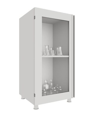 Laboratory Storage Cabinet – Low, Single Glass Door (MD-1CK)