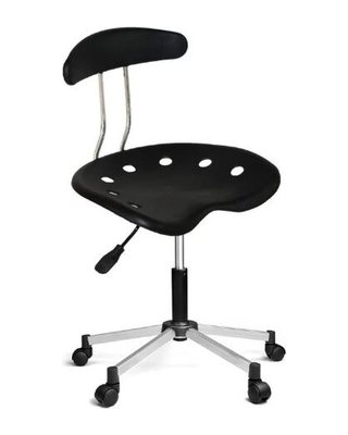 Laboratory Stool with Backrest