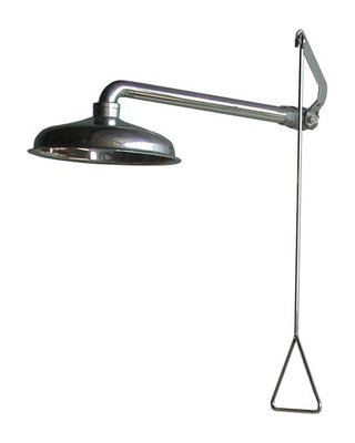 Wall-Mounted Valve-Fitted Emergency Shower (Hand-Operated) 15024000-316