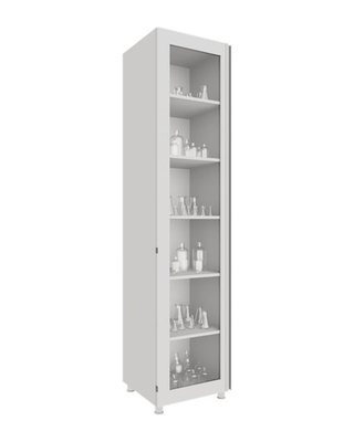 Laboratory Storage Cabinet – Single Glass Door, 5 Shelves (MD-1CK5R) MD-1CK5R4540190