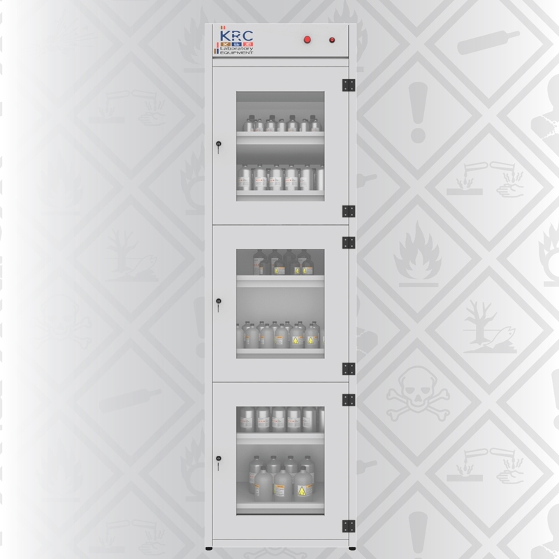 CAMLI ÜÇ BÖLMELİ KİMYASAL SAKLAMA DOLABI KSD-3CK 6022 (1)