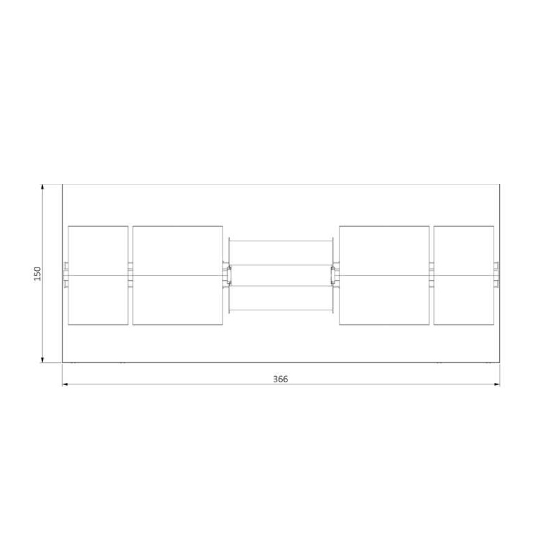 KOT-HUDR350150 H FRAME ÜSTÜ RAFLI VE DOLAPLI ORTA TEZGAH (3) - Kopya