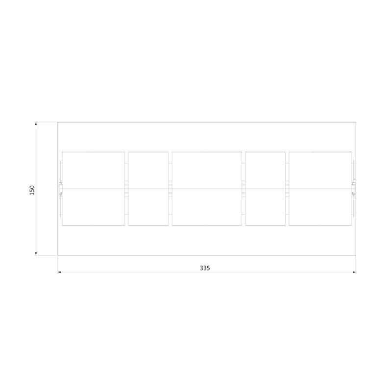 KOT-HURCD360150 H FRAME ÜSTÜ RAF VE DOLAPLI ORTA TEZGAH (2)