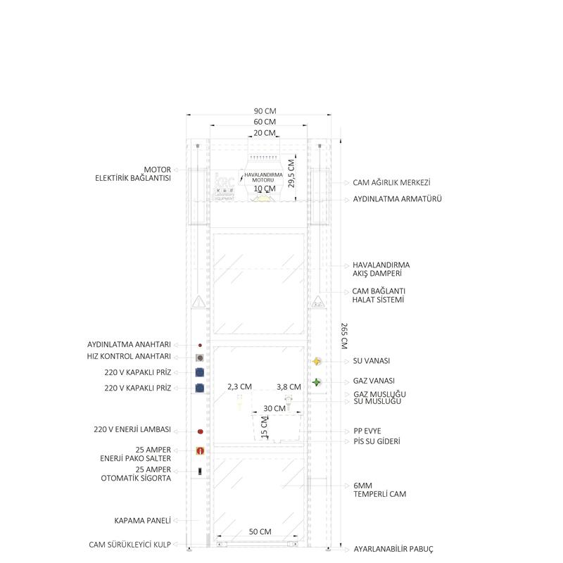 YÜKSEK PERFORMANS WALK IN KW-P90 (2)