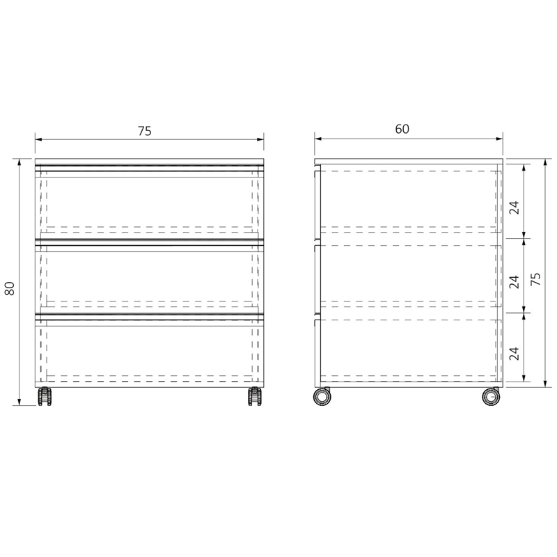 AC-T3C756075 TEKERLEKLİ ÜÇ ÇEKMECELİ ALT DOLAP (1)-1