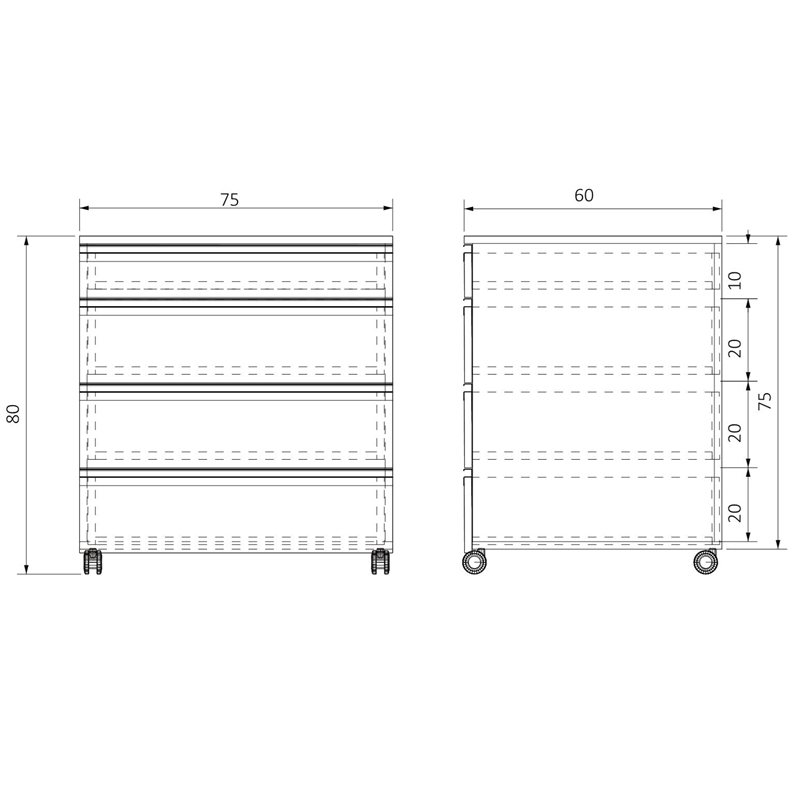 AC-T4SC756075 TEKERLEKLİ ÜST DAR ALTI GENİŞ DÖRT ÇEKMECELİ (1)-1 (Copy)