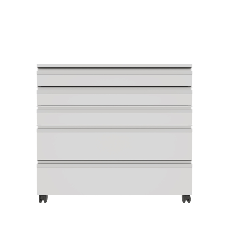 AC-T52G3D906075 TEKERLEKLİ ÜSTÜ DAR ALT DERİN BEŞ ÇEKMECELİ ALT DOLAP (1)