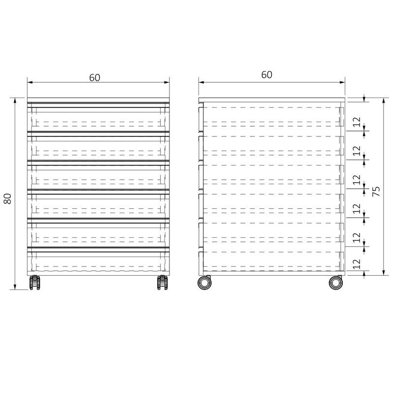 AC-T6GC606075 TEKERLEKLİ GENİŞ ALTI ÇEKMECELİ ALT DOLAP (1)-1