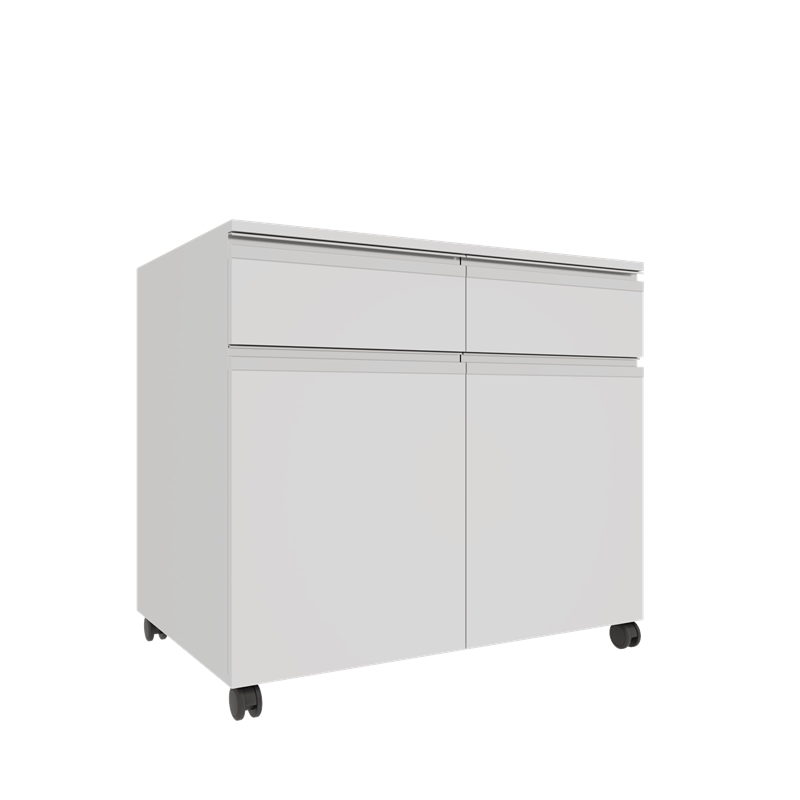 AD-T1K2C906075 TEKERLEKLİ TEK KAPAKLI İKİ ÇEKMECELİ ALT DOLAP (3)