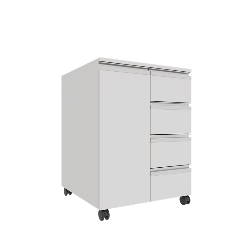 AD-T1K4C606075 TEKERLEKLİ TEK KAPAKLI DÖRT ÇEKMECELİ ALT DOLAP (3)