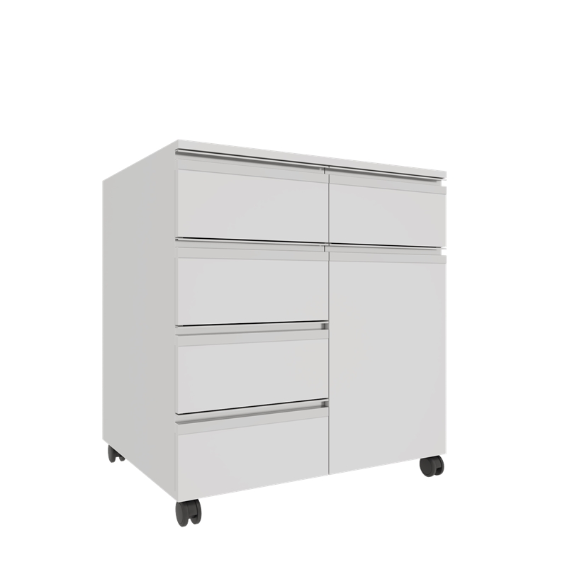 AD-T1K5C756075 TEKERLEKLİ TEK KAPAKLI BEŞ ÇEKMECELİ ALT DOLAP (3)