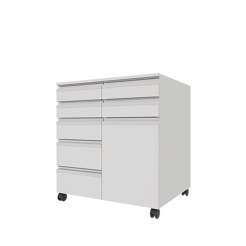AD-T1K7C756075 TEKERLEKLİ TEK KAPAKLI YEDİ ÇEKMECELİ ALT DOLAP (2)