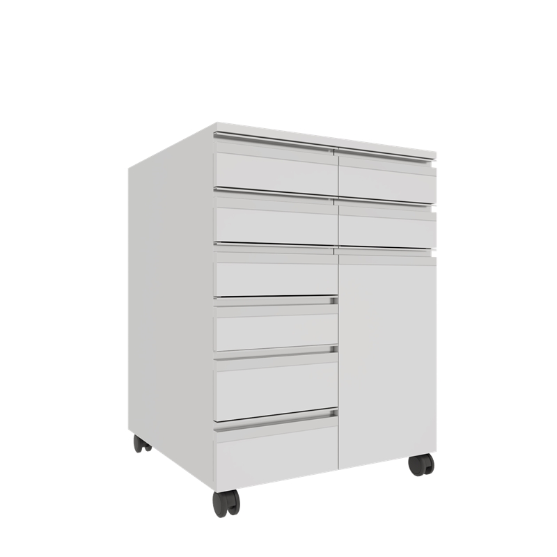 AD-T1K8GC606075 TEKERLEKLİ TEK KAPAKLI SEKİZ GENİŞ ÇEKMECELİ ALT DOLAP (3)