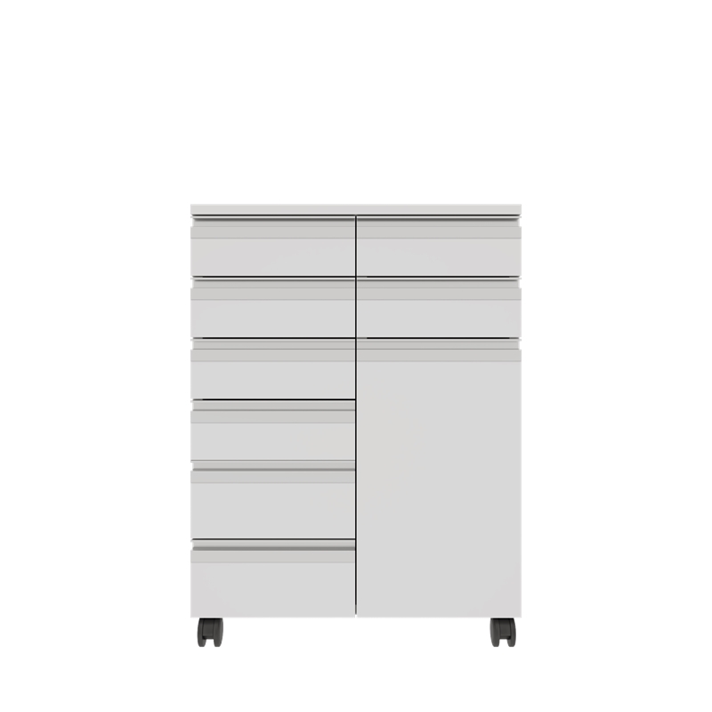 AD-T1K8GC606075 TEKERLEKLİ TEK KAPAKLI SEKİZ GENİŞ ÇEKMECELİ ALT DOLAP (4)