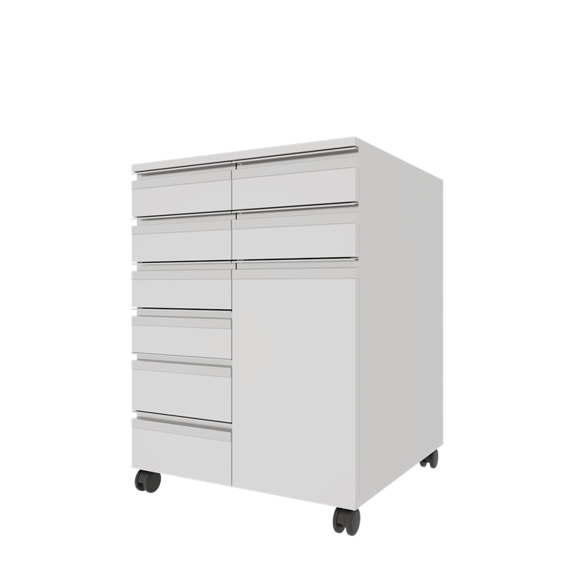 AD-T1K8GC606075 TEKERLEKLİ TEK KAPAKLI SEKİZ GENİŞ ÇEKMECELİ ALT DOLAP (5)