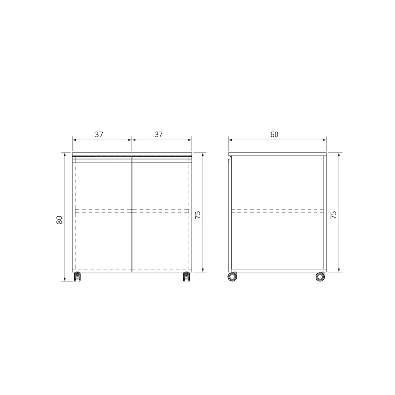 AD-T2K756075 TEKERLEKLİ İKİ KAPAKLI ALT DOLAP (5)